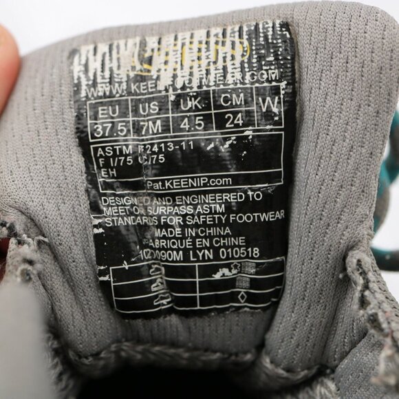 Keen Womens Detroit XT Work Boot Size 7 Gray Leather Waterproof Utility SteelToe - Picture 12 of 12